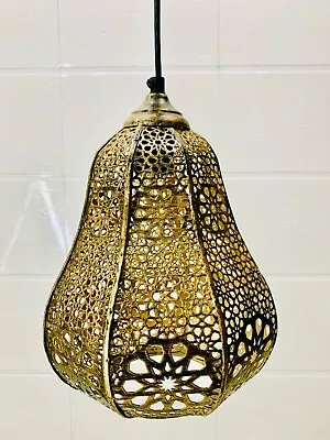 Moroccan Golden Lighting Pendant Lamps For Home Decor Modern Turkish Handmade L • $77.39