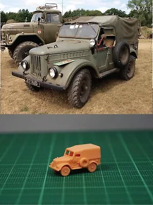 1/144 Russian GAZ-69 Light Truck /w Canvas Top (fine Detail) Resin Kit • $11.47