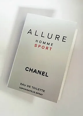 £4.25 • Buy Chanel Perfume Sample For Man,EDT, ALLURE HOMME SPORT 1.5 Ml, NEW,genuine 