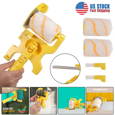 $18.31 • Buy Multifunctional Clean-Cut Paint Edger Roller Brush Safe Tool For Wall Ceiling US