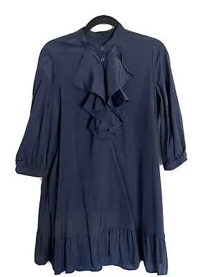 $180 • Buy Scanlan Theodore Ruffle Dress 8 Will Fit 8-12