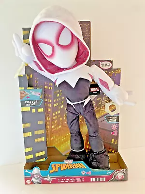 Marvel Spider-Man City Swinging Ghost Spider - Spider Gwen- Lights & Sounds Work • $5.99