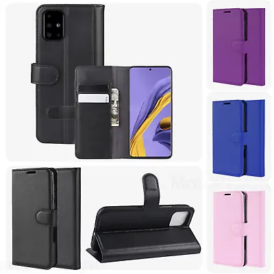 Flip Leather Phone Case For Samsung A14 A34 A54 A13 A23 A53 A33 5G Wallet Cover • £3.96