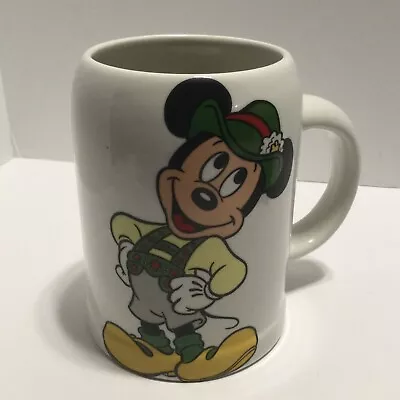 Vintage Disney Mickey Mouse Germany PORCELAIN STEIN MUG Collectible • $9.95