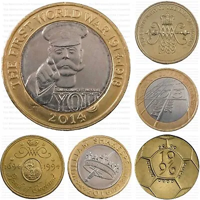 1986 - 2016 Two Pound £2 Circulated Coin Variety Of Years & Designs • £4.50