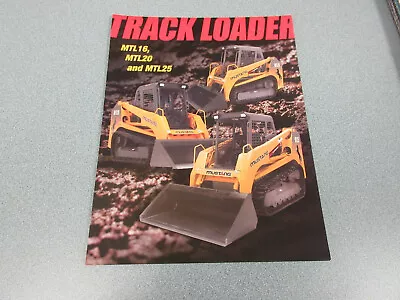 Mustang MTL16 MTL20 & MTL25 Track Loader Brochure 4 Page • $20