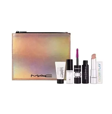 Brand New Mac Summer Gift Mac Stack Includes Primer Glow Play Lip Balm & Fix • £35