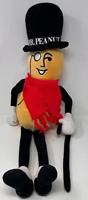 Mr. Peanut Plush Stuffed Doll With Cane 26  Planters Lifesavers Co. Vintage 1991 • $17