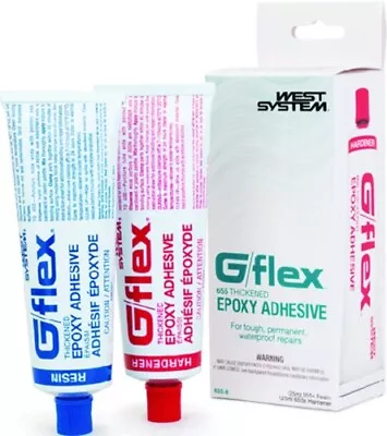 West System New G/flex Epoxy 655-8 G/flex 655 Epoxy Adhesive 8 Oz. Two 4 Oz Tube • $39.99