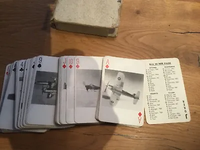 Vintage Airplane Spotter Playing Cards World War 2 • £10.95