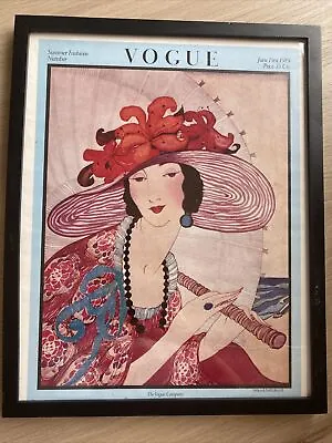 Vogue Magazine Cover  Print. Interior Decoration June 1919 Diana Vreeland 1970s • $18.13