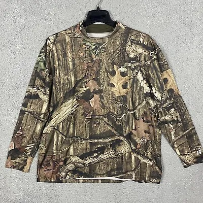 Russell Shirt Mens 2XL Mossy Oak Break Up Dri-Power 360 Long Sleeve Hunting • $19.95