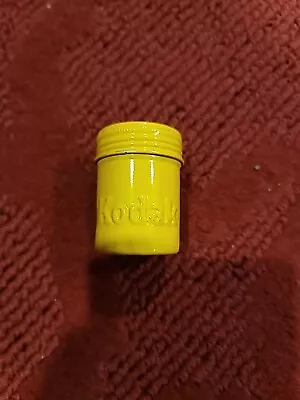 Vintage Metal KODAK Embossed Film Can Yellow Good Condition • $9.87