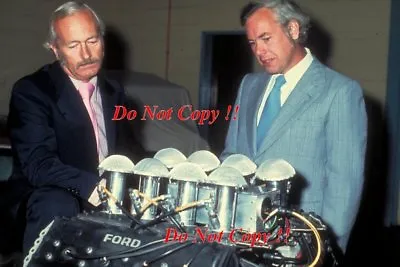 £3.20 • Buy Colin Chapman & Keith Duckworth Cosworth F1 Engine Portrait Photograph
