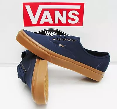 Vans Authentic (Light Gum) Dress Blue VN-0A38EMONY MENS Size 5.5 • $39.87