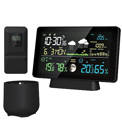 8in1 Wireless Weather Station Outdoor Temperature Humidity With Rain Gauge V1E4 • $40.87