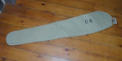 WW2 Reproduction US M1 Garand Fleece Lined Canvas Carrying Case Shade #3 Khaki • $35