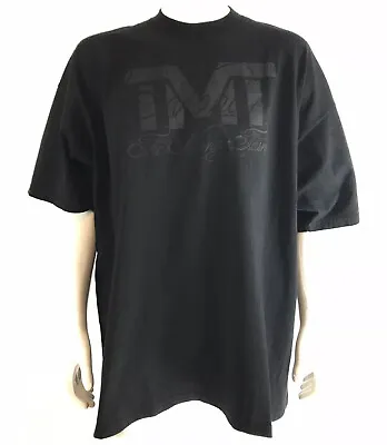 TMT The Money Team Mens Official Ringside T Shirt Mayweather Black Shadow 4XL B • $20
