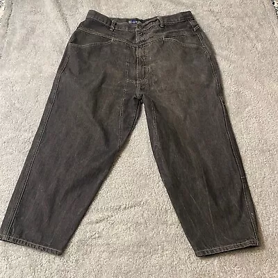 Marithe Francois Girbaud Mens Jeans 36x22 Black Denim Pants VTG Baggy 90s Y2K • $49.99