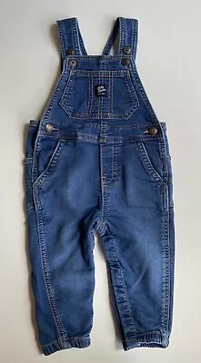 Baby B'gosh Baby Size 9-12 Months Blue Denim Overalls One-piece VGUC • $17.95