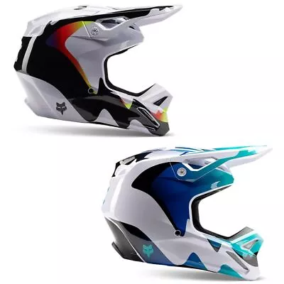 Fox Racing - V1 Kozmik Adult Mens Lightweight Off Road Motocross DOT Helmets • $160.99