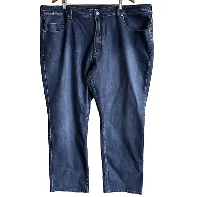 Buffalo David Bitton Jeans Mens 46x31* Blue Travis X Slim Straight Stretch Denim • $21.87