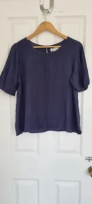 BNWT Velvet By Graham And Spencer Linen Blouse Top S 10 12 £185 • £36