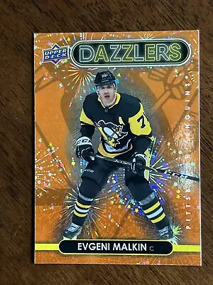 2021-22 Upper Deck Series 2 Evgeni Malkin Dazzlers Orange #DZ-86 • $0.99