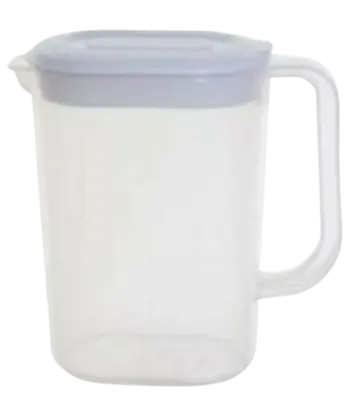 1.5 Litre Plastic Jug Fridge Door With Lid Water Juice Milk Drinks Container     • £5.70