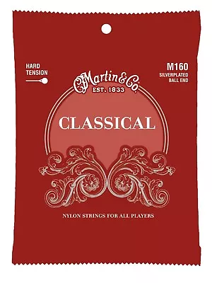Martin M160 Ball End Classical Guitar Strings – High Tension • $13.95