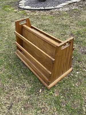 A Brandt Ranch Oak Magazine Rack • $695