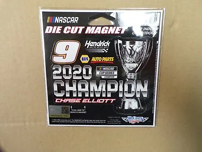 Chase Elliott NASCAR CUP SERIES CHAMPION DIE CUT MAGNET 5  X 5.25  • £7.63