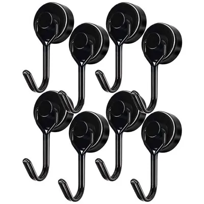 1/3X Strong Magnetic Hooks 30LB Home Kitchen Refrigerator Hanger Key Holder • £4.93