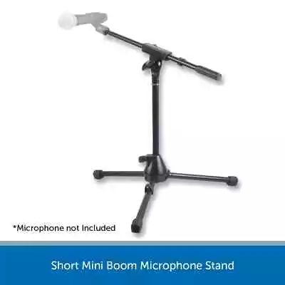 Short Small Mini Boom Microphone Mic Stand For Kick Drum Snare Or Guitar Amp • £17.99