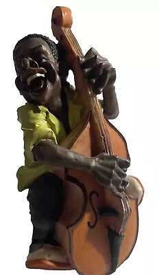 Shudehill Harlem Jazz Band Musician Figurine Bass Player  1920's Style Resin • $24.69