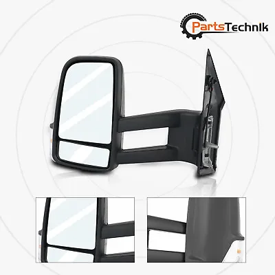 Fit Mercedes Sprinter Long Arm Mirror Electric Heated Left Driver Side 2007-2018 • $95.99