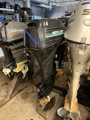 1995 Mercury 25 Hp 4-Stroke 20  Outboard Boat Motor Engine Four Stroke Runs Prop • $1950