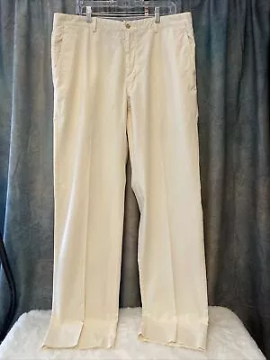 Bobby Jones Golf Pants Size 38 X 35 Unhemmed NEW WITH TAGS Stone Straight Leg • $18