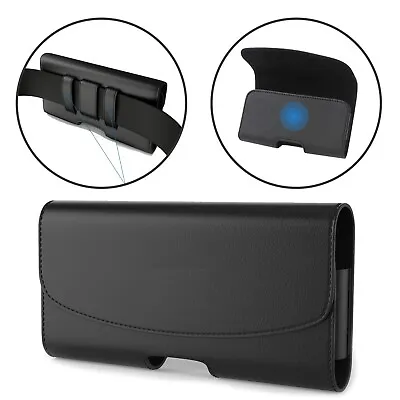 Premium Leather Pouch Belt Clip Holster Case For IPhone 14 / 15 Plus IPhone 15 • $9.49