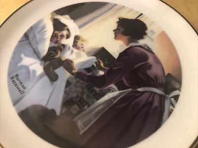 Vintage Norman Rockwell Mothers Day Collectors 6.5” Plate  A Mother's Love  1976 • $4.90