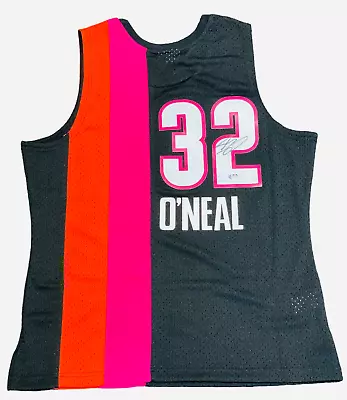 Shaquille O'Neal Autographed Miami Heat Floridians M&N Jersey (PSA) • $496
