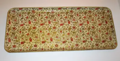 VINTAGE UCAGCO JAPAN SIGNED PAPER MACHE ALCOHOL PROOF SERVING TRAY (22  Long) • $31