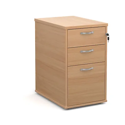 £205 • Buy 3 Drawer Desk High Pedestal In Beech, White, Maple, Oak, Walnut