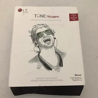 LG TONE TRIUMPH Bluetooth Wireless Stereo Headset - Black (HBS-510) • $28.99