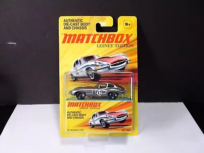 Matchbox - 1961 Jaguar E Type - 2010 Lesney Edition - Gray Red Stripes • $25