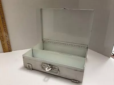 Vintage FIRST AID CABINET METAL White 1970s From A Kmart Closing • $19.99
