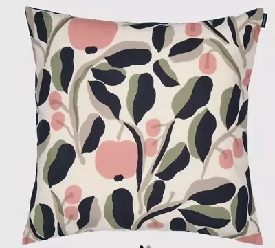 Marimekko Jaspi Pillow Case Cushion Cover Black  Pink Gray Finland • $55