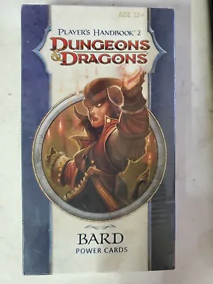 $256.59 • Buy DUNGEONS & DRAGONS RARE Player's Handbook 2  BARD POWER CARDS 4th Ed SEALED 34e2