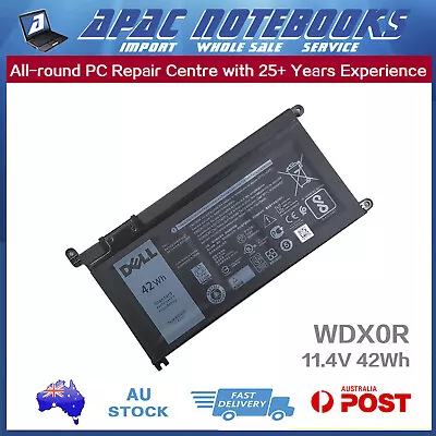 Genuine WDX0R Battery For Inspiron 15 5565 5567 5570 5575 5580 5583 5584 42Wh • $69