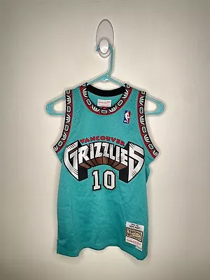 NBA Mitchell & Ness Vancouver Grizzlies Jersey Mike Bibby 1999-98 Throwback  • $59.99